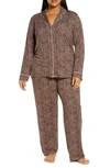 Nordstrom Moonlight Eco Pajamas In Brown Brownie Animal Prints
