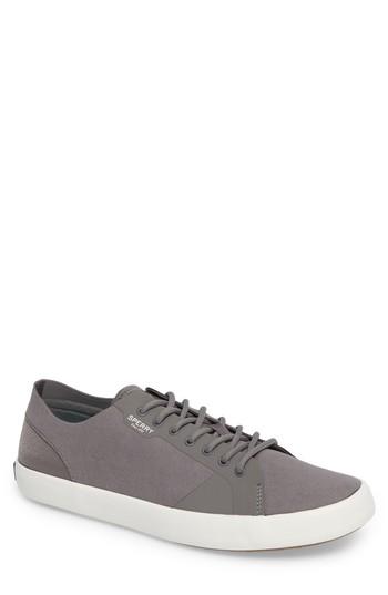 sperry wahoo white leather sneaker