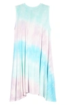 Nordstrom Kids' Easy Knit Dress In Purple Mist Multi Tie Dye