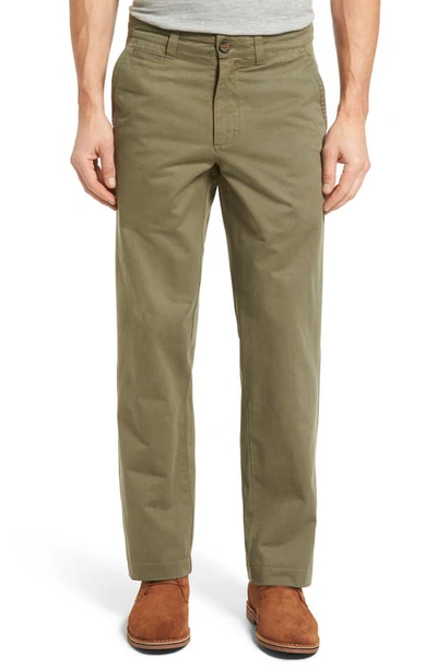 Vintage 1946 Classic Fit Military Chinos In Fatigue
