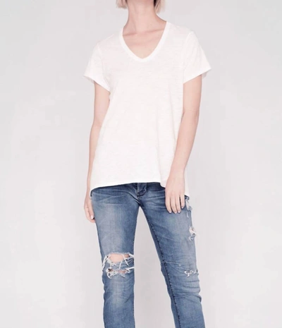 Wilt S/s Shrunken Boyfriend Tee In White