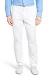 Vineyard Vines Breaker Flat Front Stretch Cotton Pants In White Cap