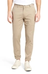 Vineyard Vines Breaker Flat Front Straight Leg Stretch Cotton Pants In Khaki