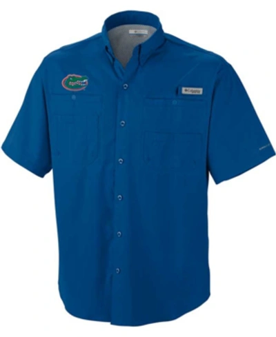 Columbia Men's Florida Gators Tamiami Shirt In Royalblue