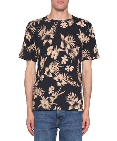 Dries Van Noten Hogue Cotton T-shirt In Nero