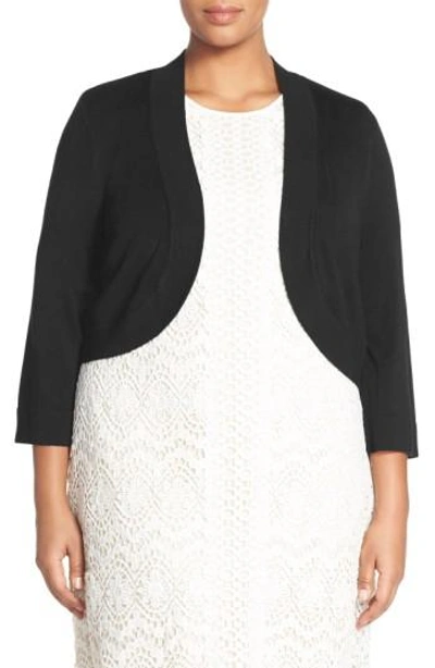 Eliza J Bolero Cardigan In Black