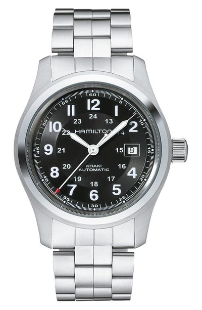 Hamilton Khaki Field Automatic Watch, 42mm In Black