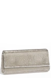 Whiting & Davis Women's Pyramid Mesh Clutch In Pewter