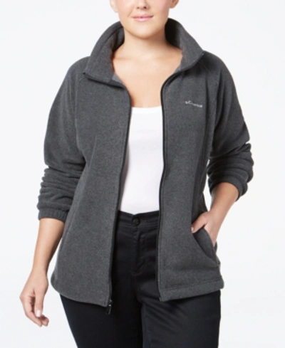 Columbia Plus Size Benton Springs Fleece Jacket In Spring Blue