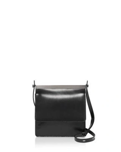 Botkier Crawford Calfskin Leather Crossbody Bag - Black