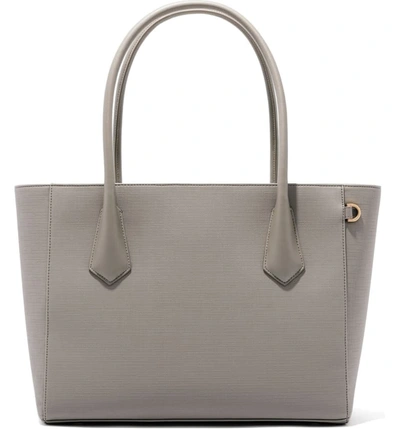 Dagne Dover Signature Classic Coated Canvas Tote In Bleecker Blush