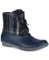 Sperry Women's Saltwater Duck Booties Women's Shoes In Navy