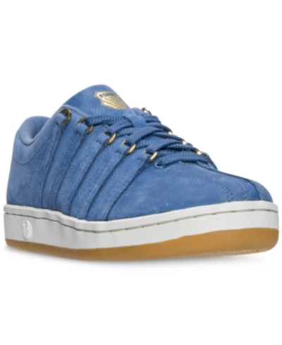 K-swiss Women's The Classic 88 P Casual Sneakers From Finish Line In Coronet Blue/vaporous Gra