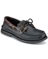 Sperry Men's Authentic Original A/o Boat Shoe Men's Shoes In Black/amaretto