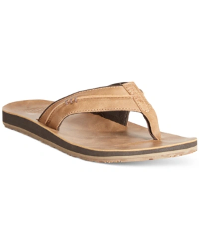 Reef Cushion Phantom Leather Flip Flop Sandal In Bronze