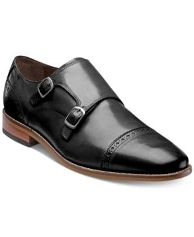 Florsheim Men's Marino Double Monk Strap Oxfords, Created For Macy's Men's Shoes In Black