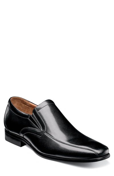 Florsheim Men's Forecast Water Resistant Plain Toe Slip On Shoes Men's Shoes In Black