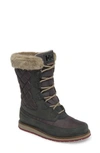 Helly Hansen Arosa Waterproof Boot With Faux Fur Trim In Darkest Spruce / Rock / La