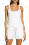 Barefoot Dreams Cozychic Ultra Lite® Square Neck Tank In Salt