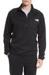 The North Face Alpine Polartec 200 Quarter-zip Jacket In Black