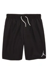 Jordan Kids' Jumpman Drawstring Shorts In Black/white