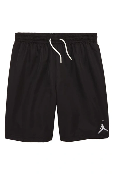 Jordan Jumpman Little Kids' Woven Play Shorts In Black/white