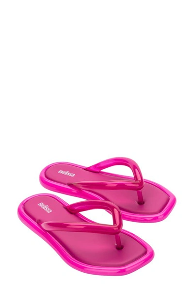 Melissa Airbubble Flip Flop In Pink