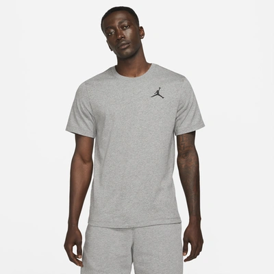 Jordan Men's  Jumpman Short-sleeve T-shirt In Carbon Heather/black