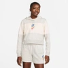 Nike Sportswear Women's Hoodie In Grey Heather/coconut Milk/heather