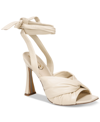 Sam Edelman Women's Lenora Soft Volume Ankle Tie Sandals Women's Shoes In Summer Sand