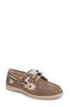 Sperry 'songfish' Boat Shoe In Taupe Leather