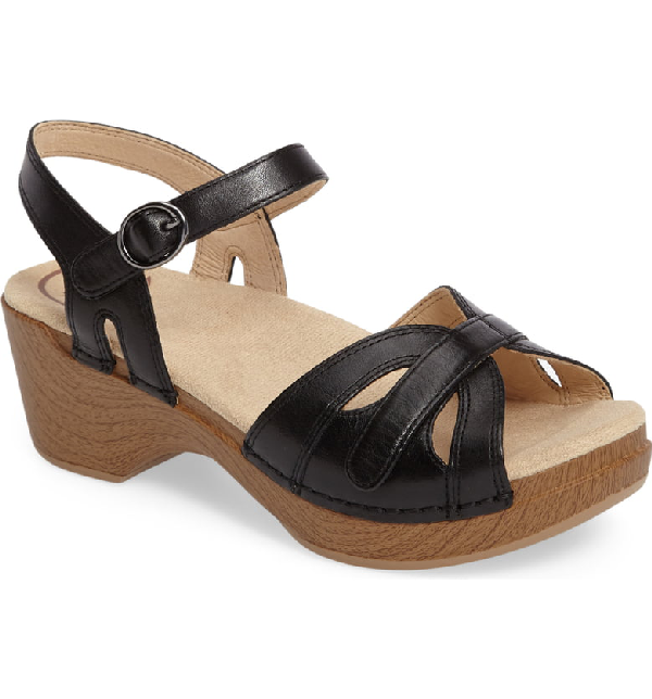 dansko sand parson leather mule
