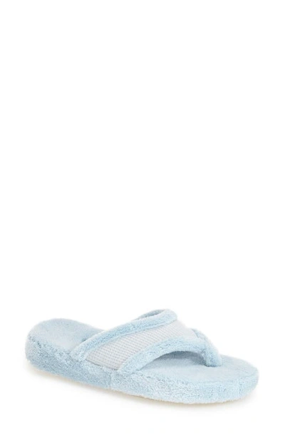 Acorn Waffle Spa Slipper In Powder Blue