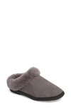 Acorn 'ewe Collar' Genuine Sheepskin Mule Slipper In Ash