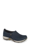 Navy Nubuck Leather