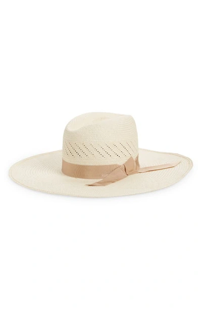Gladys Tamez Leo Straw Hat In Cream
