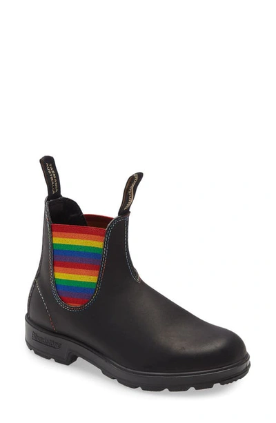 Blundstone Footwear Original 500 Leather Chelsea Boot In Black/ Rainbow