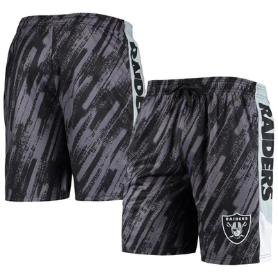 Foco Black Las Vegas Raiders Static Mesh Shorts