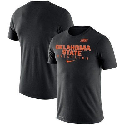 Nike Black Oklahoma State Cowboys Wrestling Legend Performance T-shirt