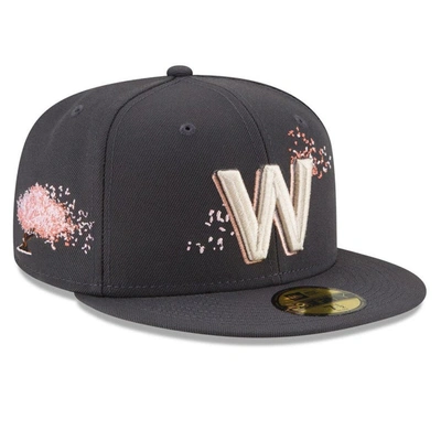 New Era Graphite Washington Nationals 2022 City Connect 59fifty Fitted Hat