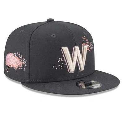 New Era Kids' Youth  Graphite Washington Nationals 2022 City Connect 9fifty Snapback Adjustable Hat