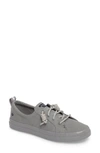 Sperry Crest Vibe Sneaker In Medium Grey Canvas