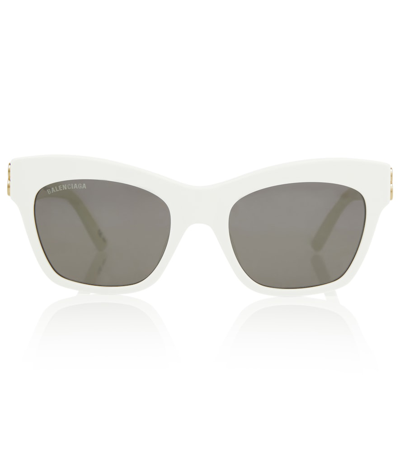 Balenciaga Acetate Sunglasses In White