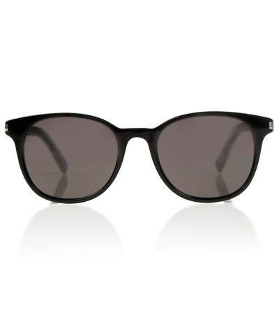Saint Laurent Zoe Round Sunglasses In Black