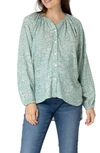 Nom Maternity Provence Print Maternity Shirt In Flower Print