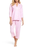 Lauren Ralph Lauren Lauren By Ralph Lauren Further Lane Pajamas In Hot Pink Paisley
