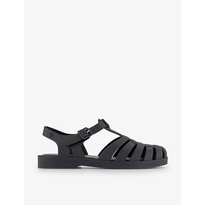 Melissa Possession Jelly Fisherman Sandals In Black