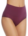 Yummie Ultralight Seamless Shaping Briefs In Italian Plum