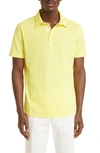 Loro Piana Cotton Piqué Polo In Primrose