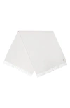 Loro Piana Grande Unita Cashmere Scarf In White